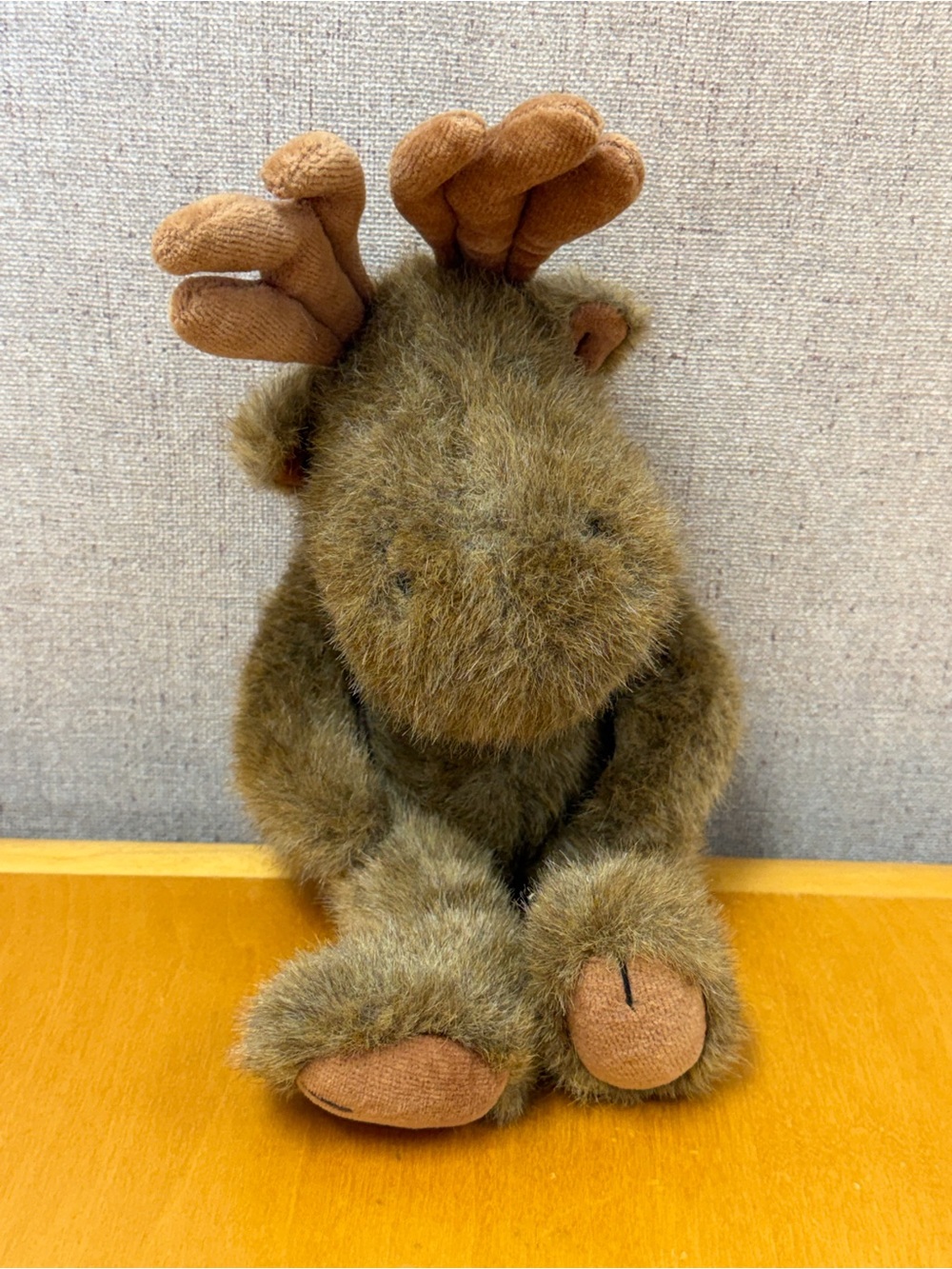 Boyds Collection Brown Moose Plush Stuffed Animal Beanie Toy 13”